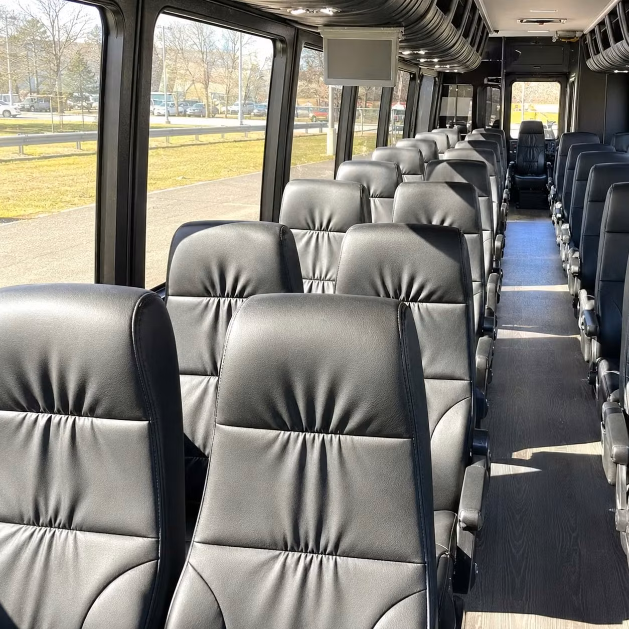35 passenger minibus interior