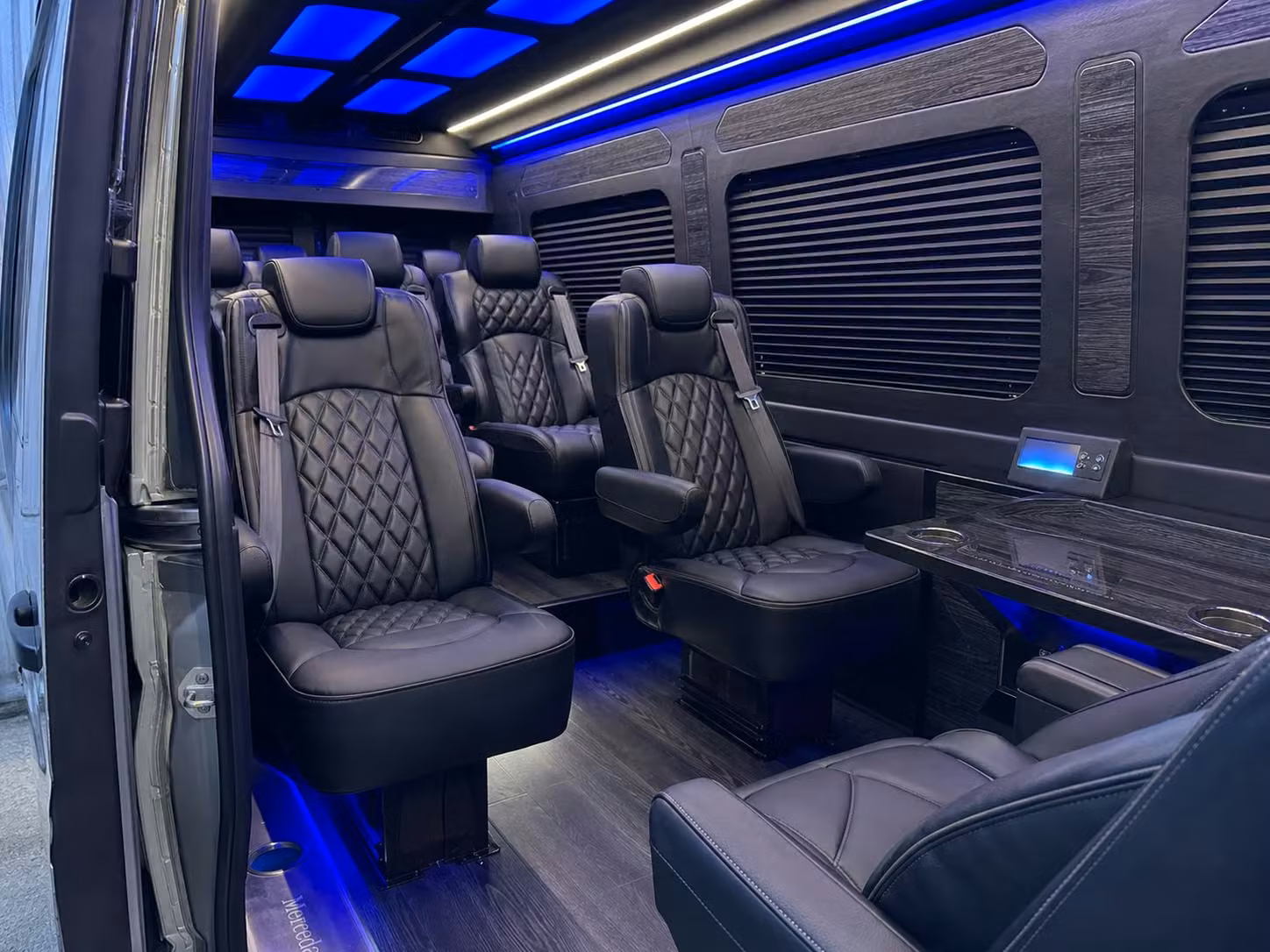 sprinter van with driver interior